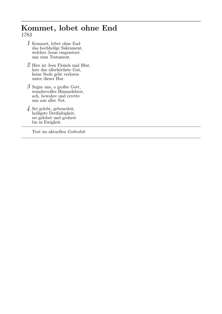 Kommet, lobet ohne End (Gotteslob 935) Piano Method scores gallery preview page 3