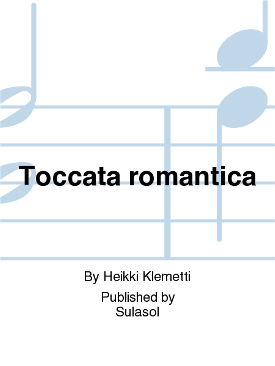 Toccata romantica Organ scores gallery preview page 1