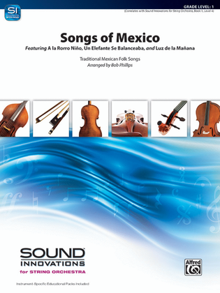 Book cover for Songs of Mexico