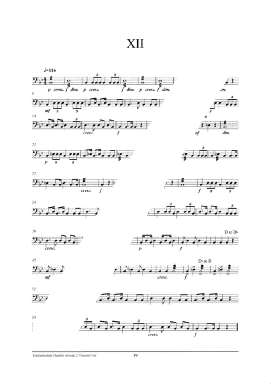 Percussion Modular: Pauken 2 Percussion scores gallery preview page 40