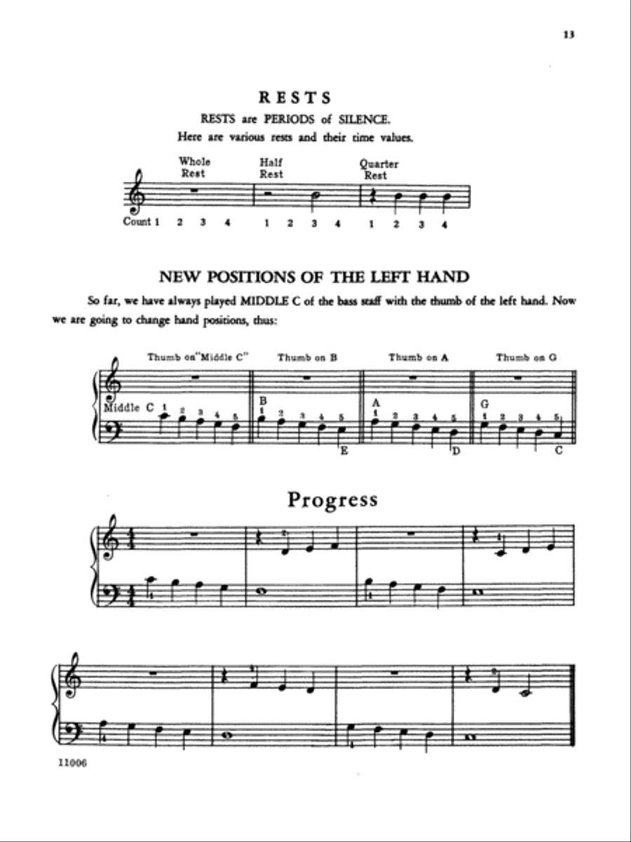 Michael Aaron Piano Course Adult Piano Course, Book 1 Piano Method scores gallery preview page 3