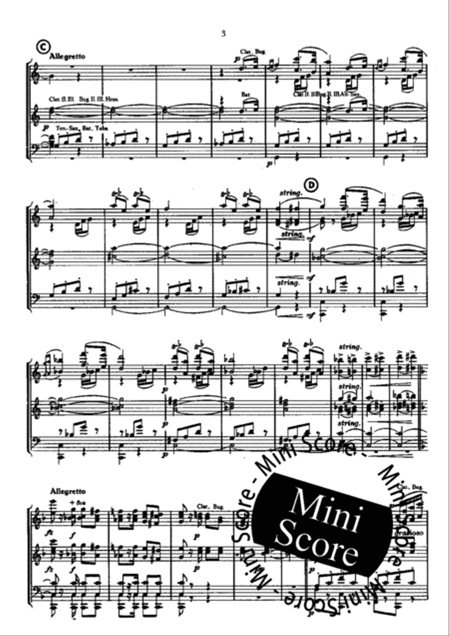 Die Fledermaus Concert Band scores gallery preview page 61