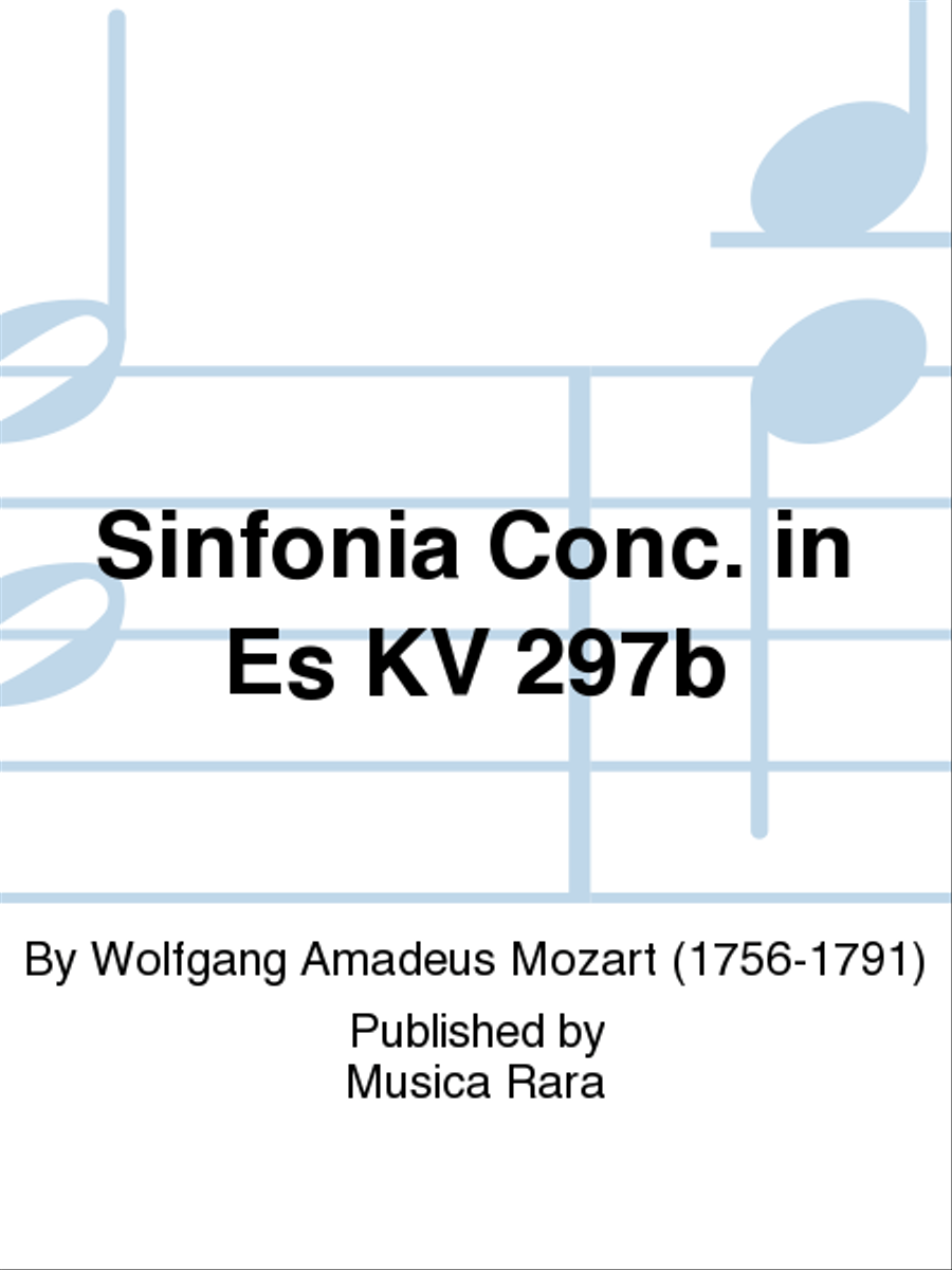Sinfonia concertante in Eb major K. 297b (App. C 14.01) Piano Quintet scores gallery preview page 1