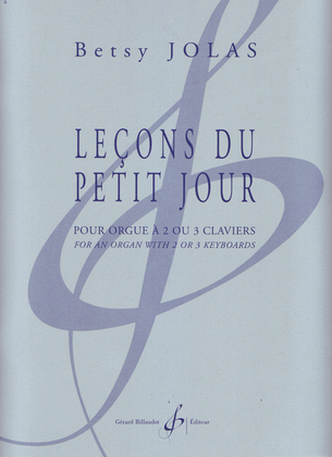 Book cover for Lecons Du Petit Jour