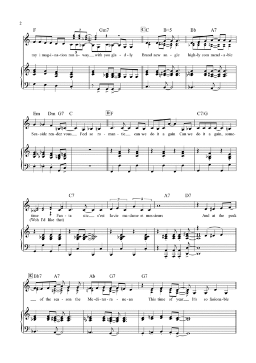 Seaside Rendezvous Voice scores gallery preview page 2