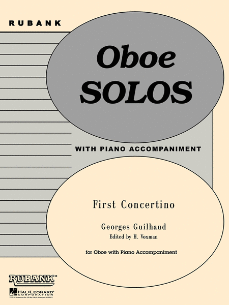 Oboe Solos With Piano - First Concertino