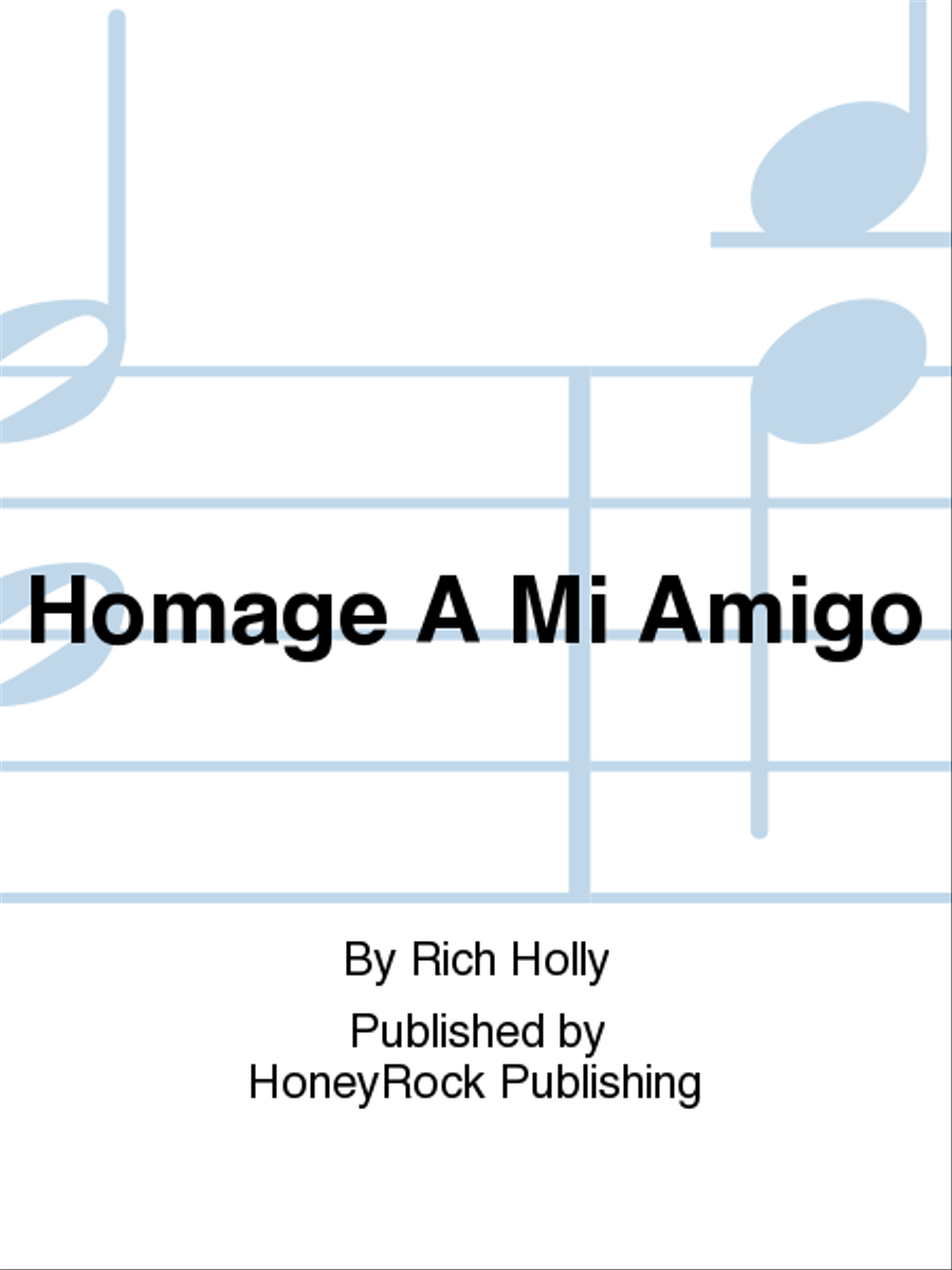 Homage A Mi Amigo Percussion scores gallery preview page 1