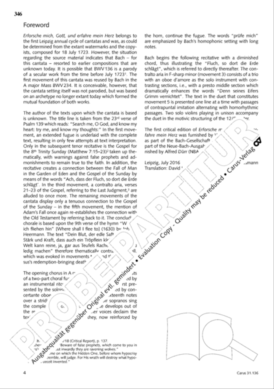 The Complete Sacred Vocal Works (Das geistliche Vokalwerk) Voice scores gallery preview page 347