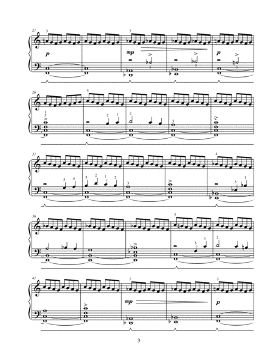 Starry Night Starry Night Piano Solo scores gallery preview page 3