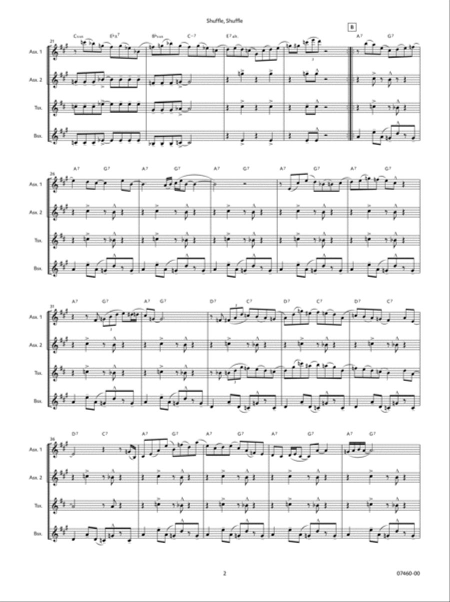 Shuffle, Shuffle Small Ensemble - Sheet Music page 2