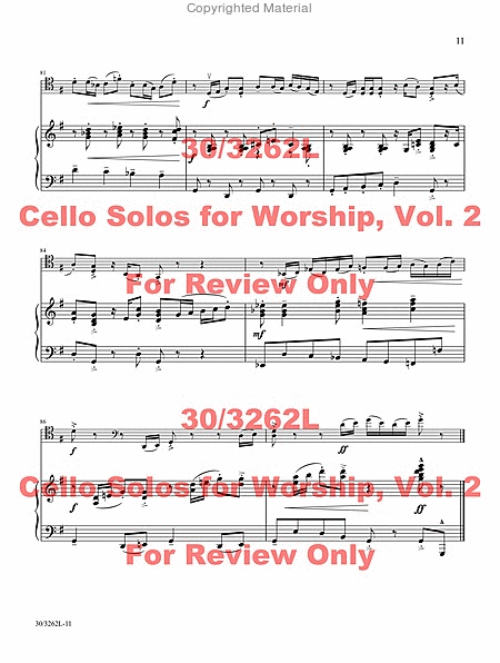 Cello Solos for Worship, Vol. 2 image number null