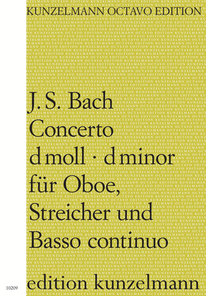 Concerto for oboe in D minor