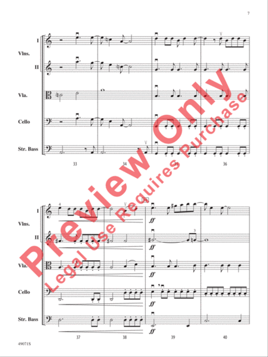 Ride the Wind String Orchestra scores gallery preview page 8