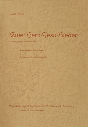 Book cover for Kraft, 2 Herz-Jesu-Lieder