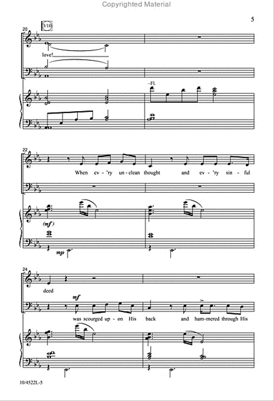 When Love Came Down When Love Came Down 4-Part scores gallery preview page 5