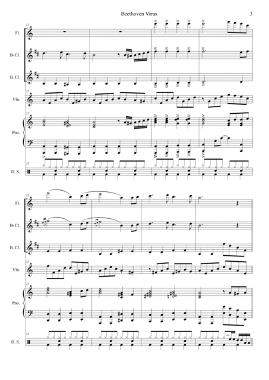 Beethoven Virus Beethoven Virus Orchestra scores gallery preview page 3