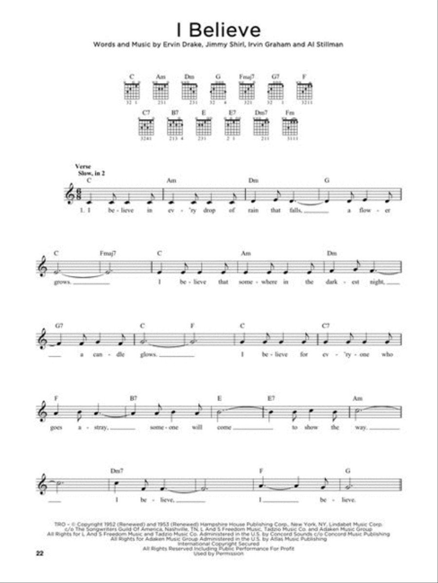 First 50 Gospel Songs You Should Play on Guitar Guitar scores gallery preview page 5