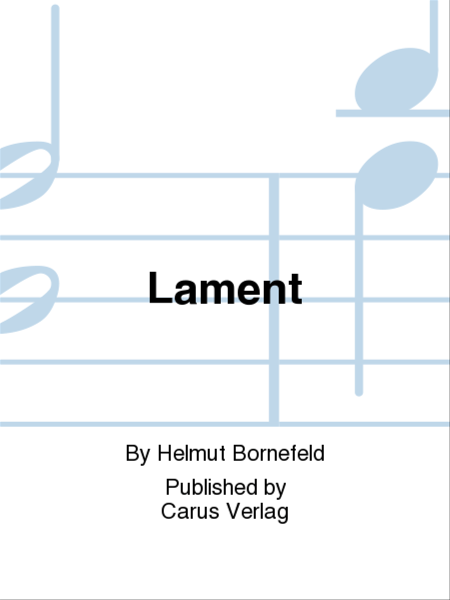 Lament Clarinet scores gallery preview page 1