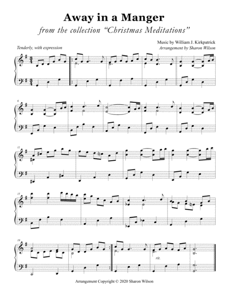 Christmas Meditations (A Collection of One-Page Carols for Solo Piano) image number null