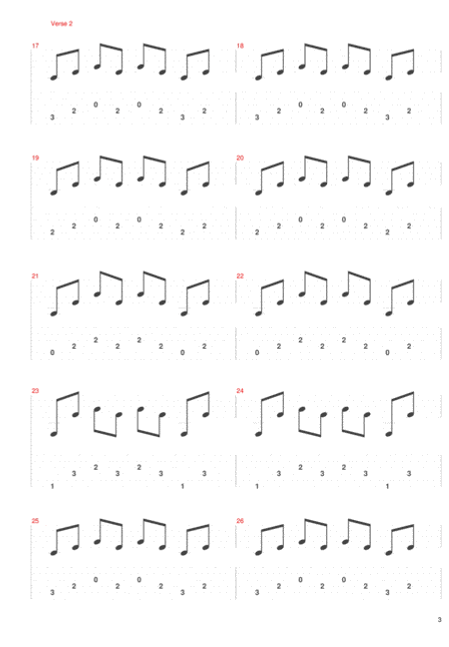 Secrets Electric Guitar scores gallery preview page 6