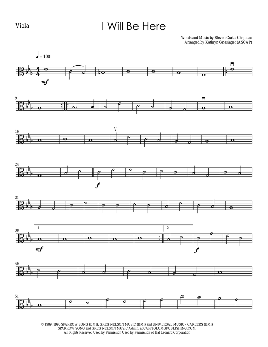 I Will Be Here I Will Be Here String Quartet scores gallery preview page 5