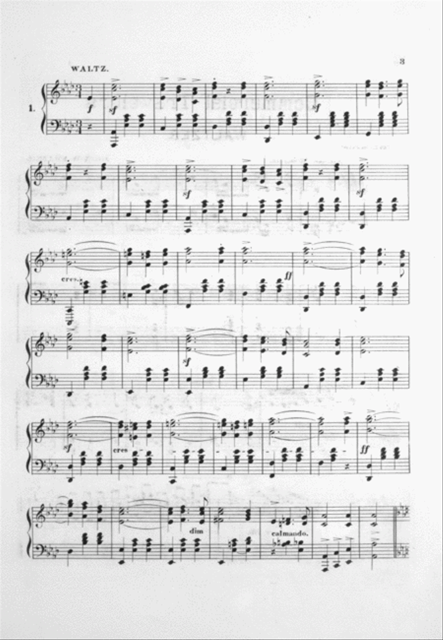 Commercial Traveler's Waltzes Piano Solo scores gallery preview page 3