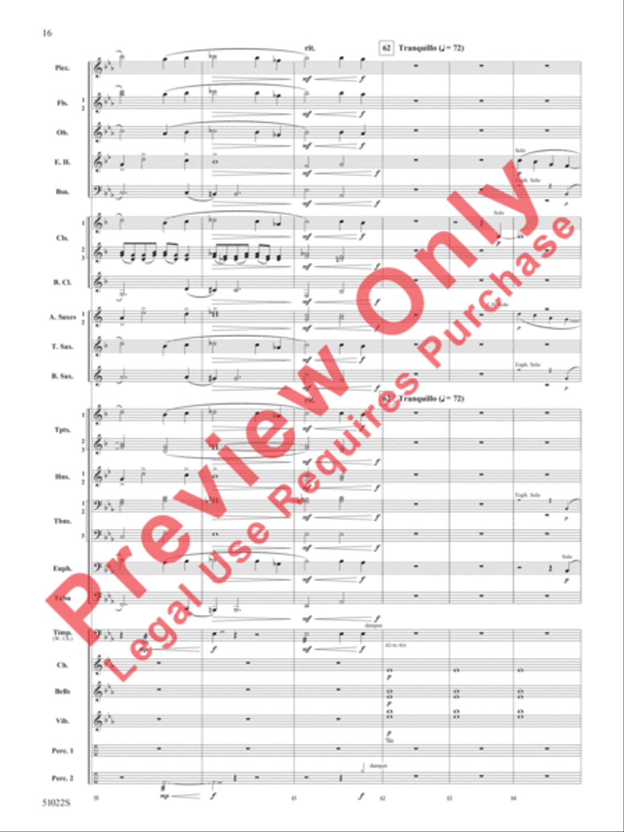 How Sweet the Sound How Sweet the Sound Concert Band scores gallery preview page 17