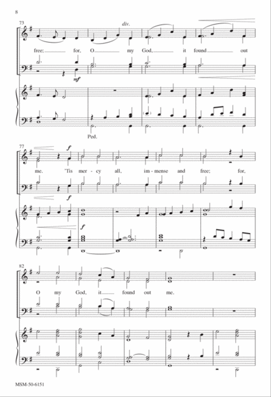 And Can It Be? 4-Part scores gallery preview page 6
