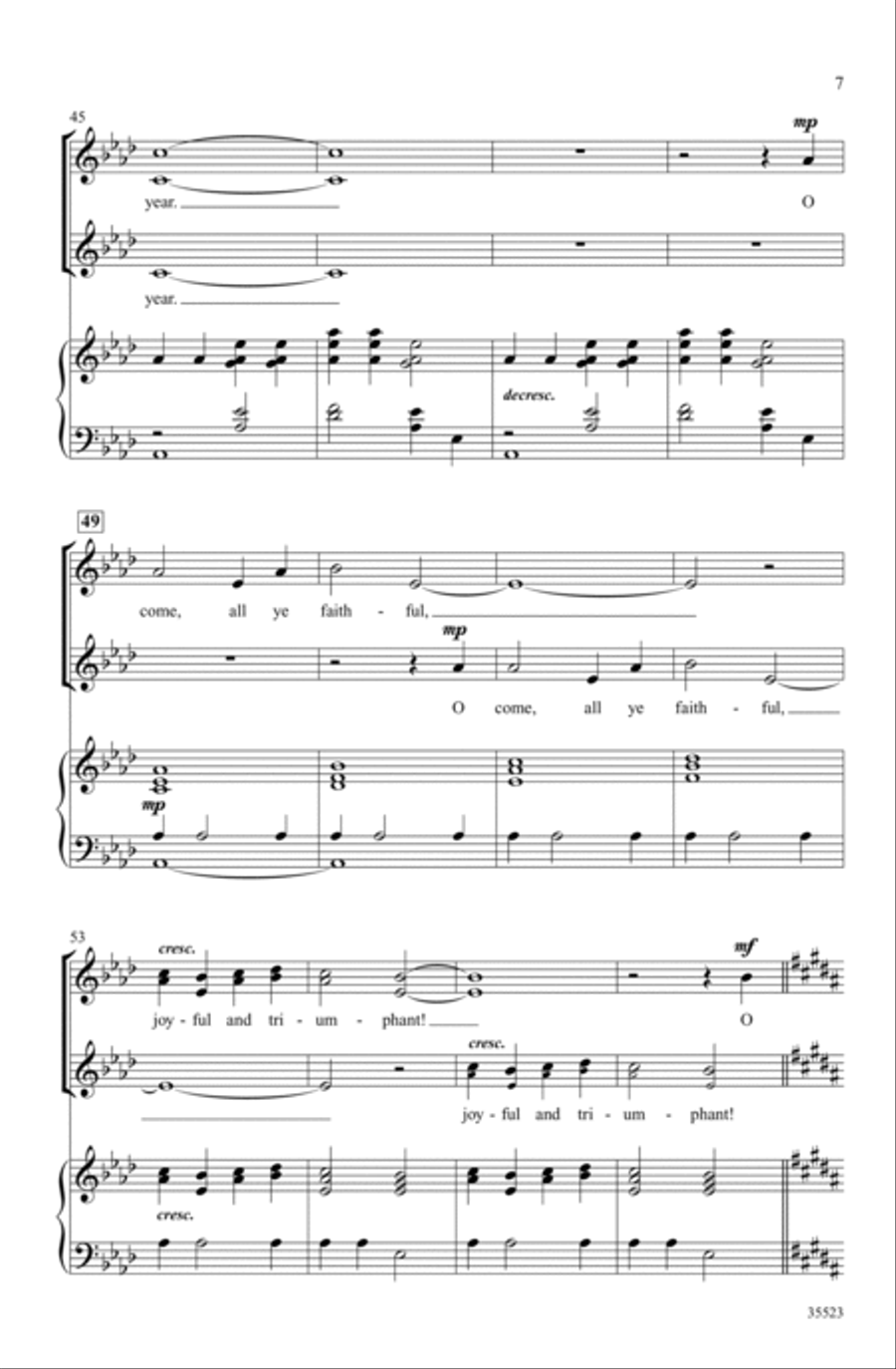 Carolers' Noel Carolers' Noel SSA scores gallery preview page 5