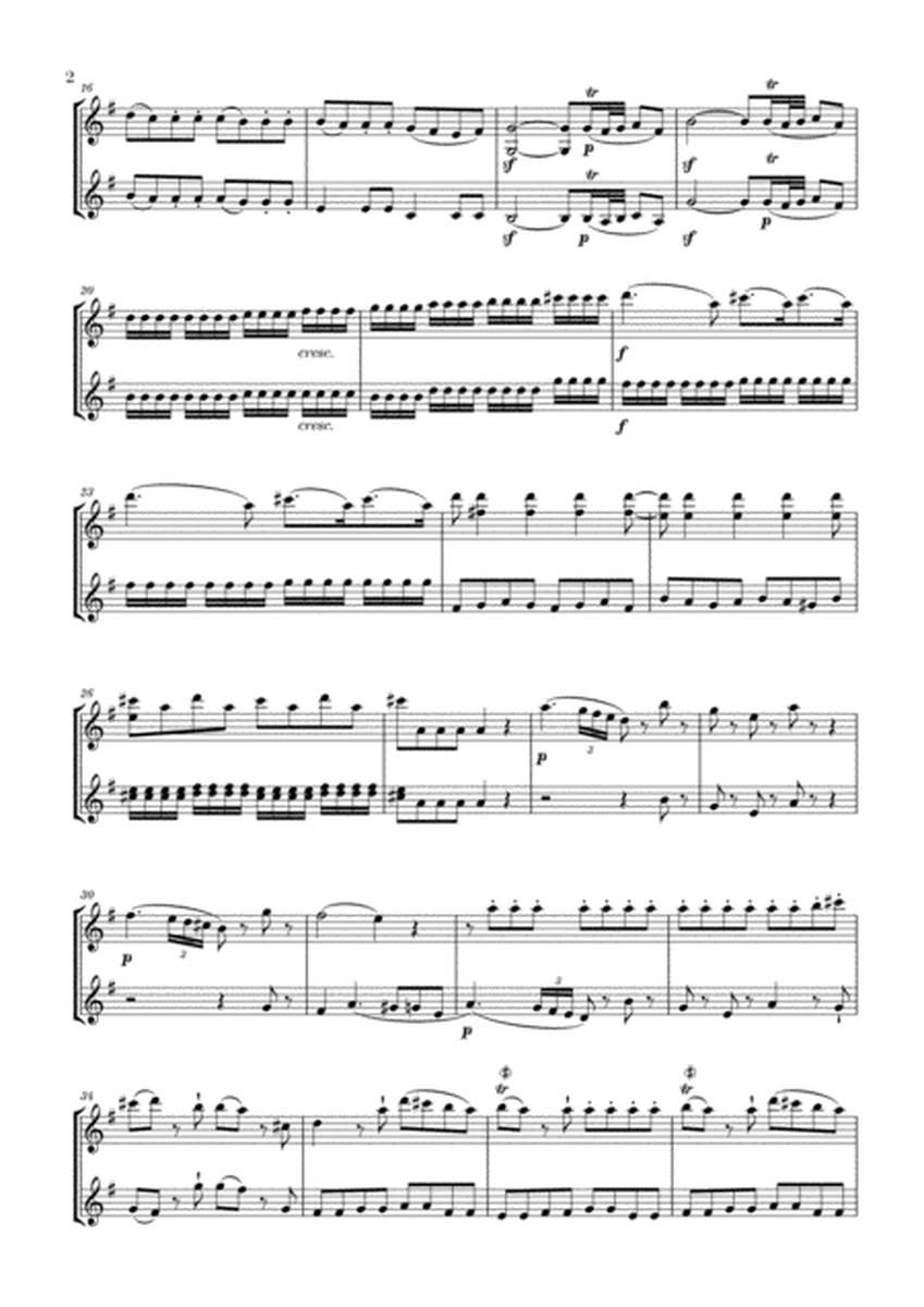 Eine Kleine Nachtmusik for 2 Violins image number null