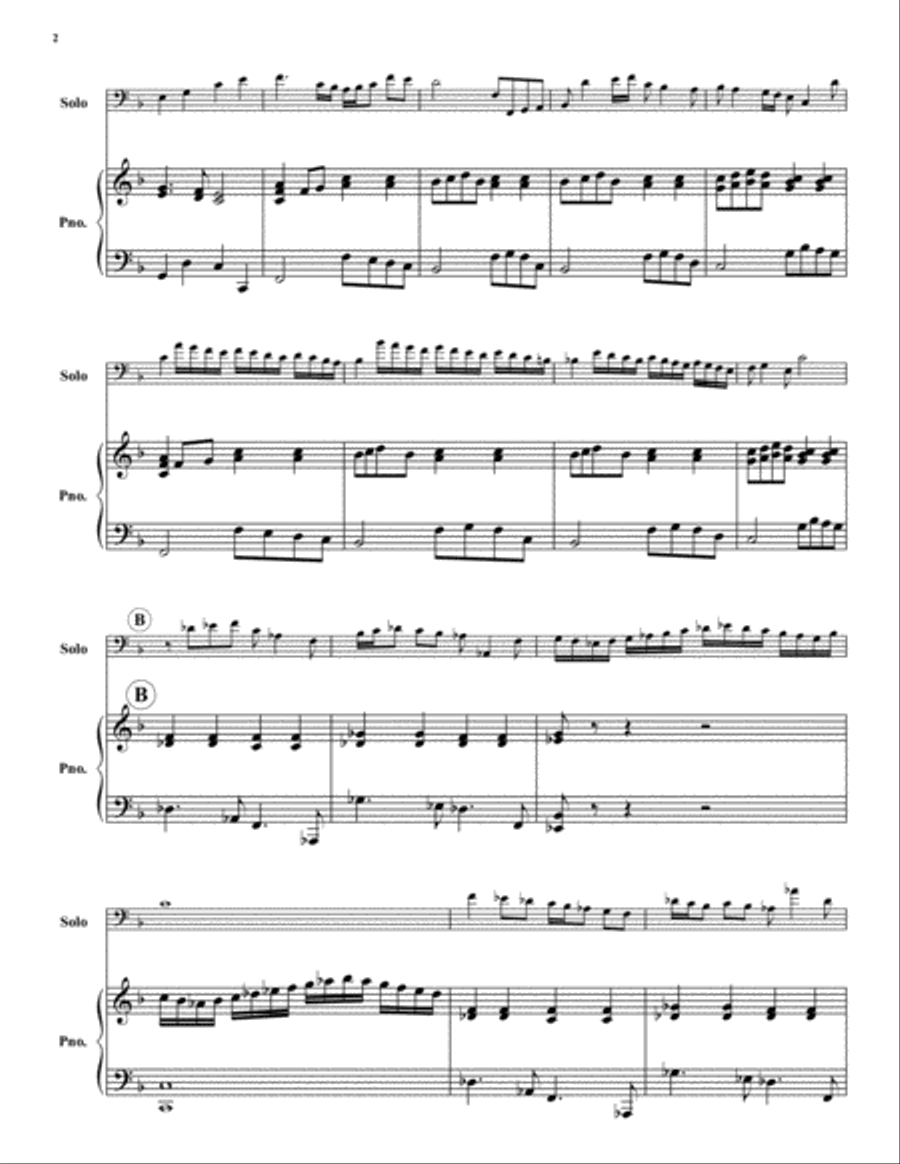My Little Man (Son: Karlten) Euphonium scores gallery preview page 2