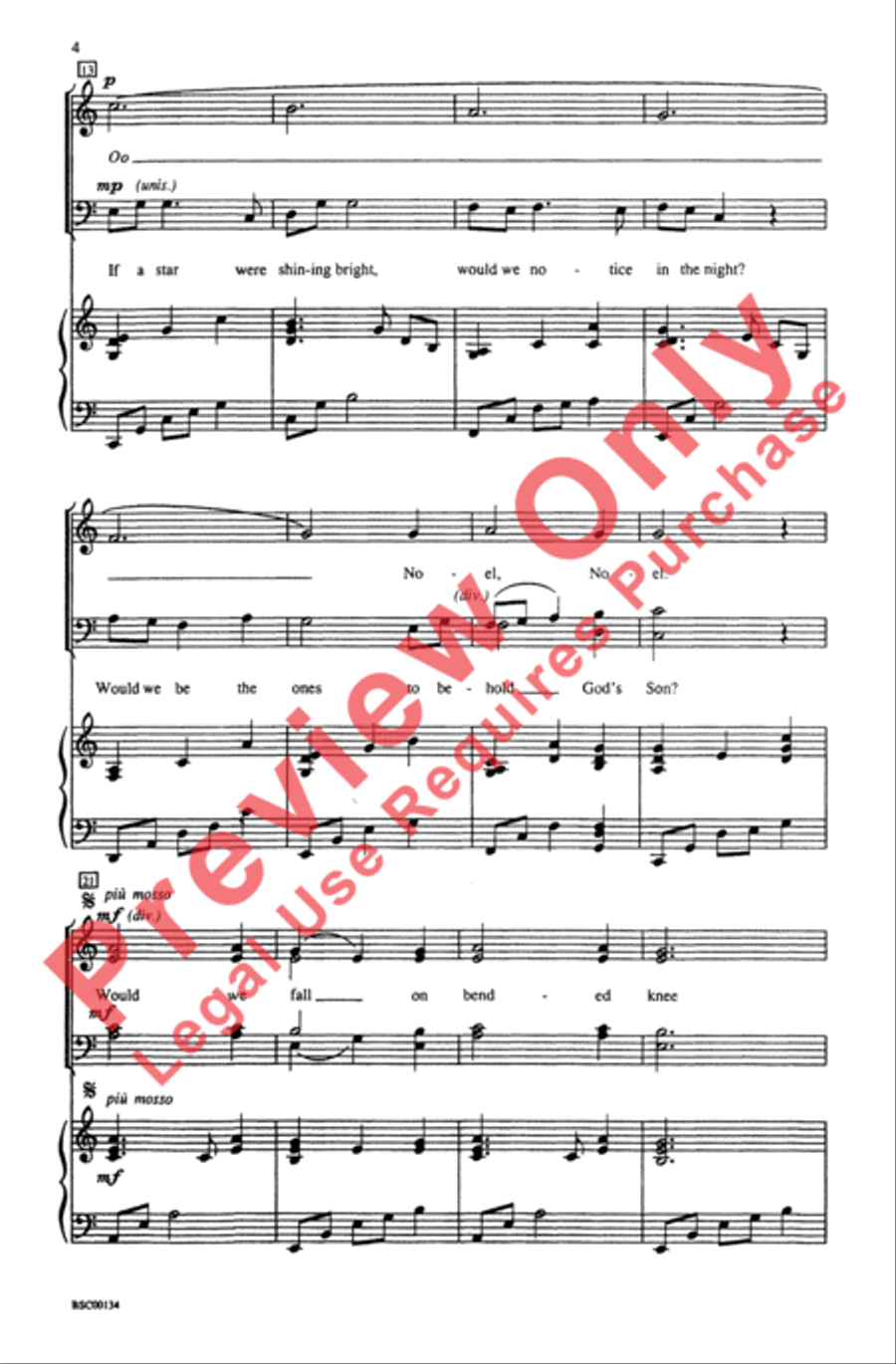 If This Child Were Born Today 4-Part scores gallery preview page 3