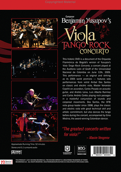 Viola Tango Rock Concerto