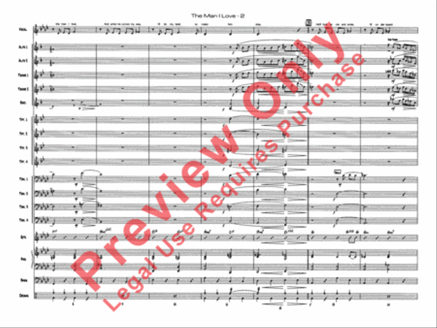 The Man I Love The Man I Love Jazz Ensemble scores gallery preview page 5