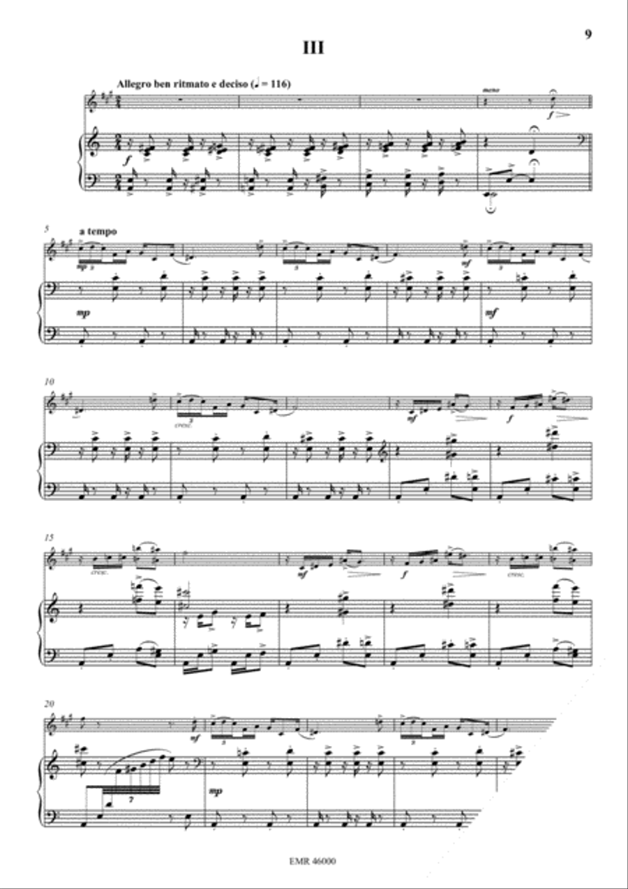 3 Preludes Baritone Saxophone scores gallery preview page 5