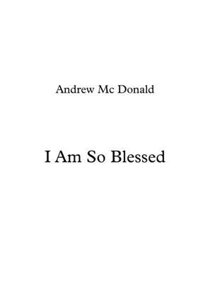 Book cover for I Am So Blessed