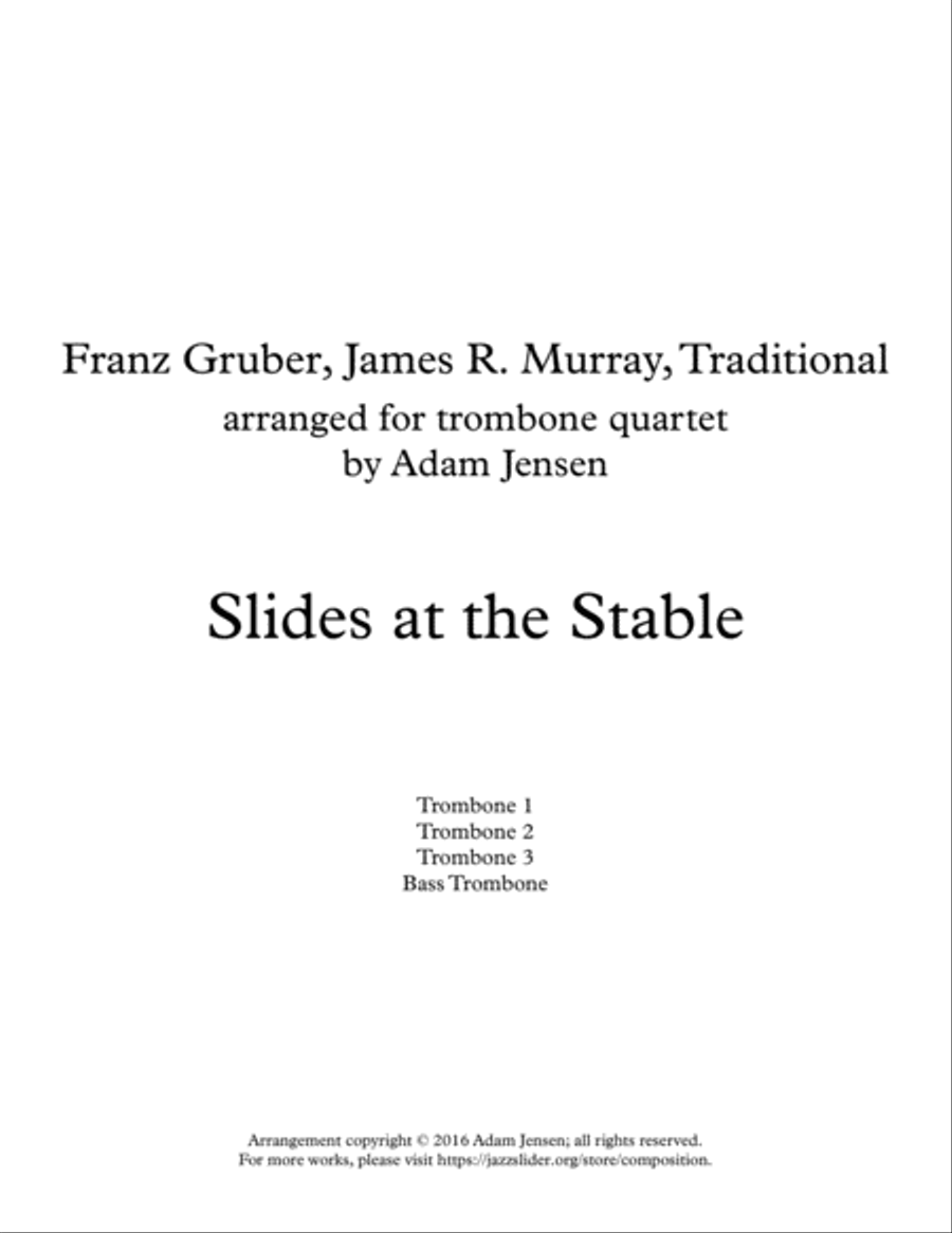 Slides at the Stable Brass Duet scores gallery preview page 1
