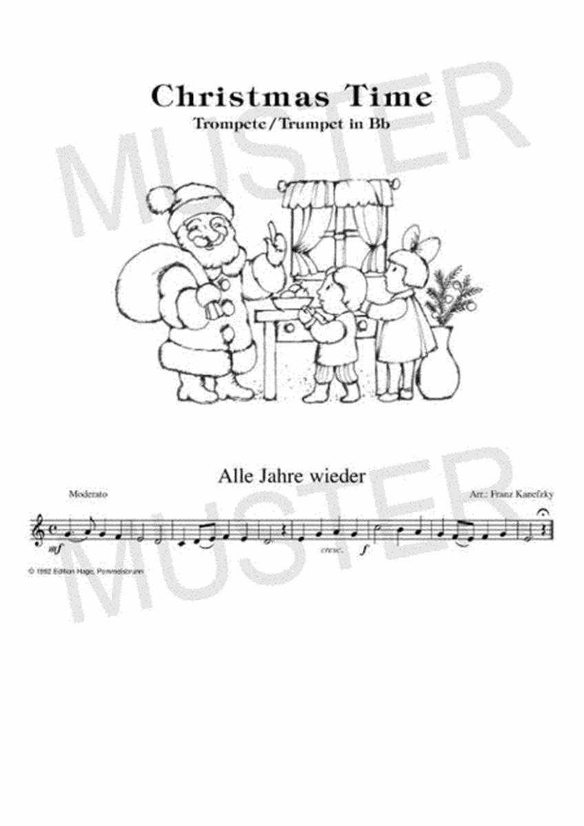 Christmas Time Trompete und Klavier