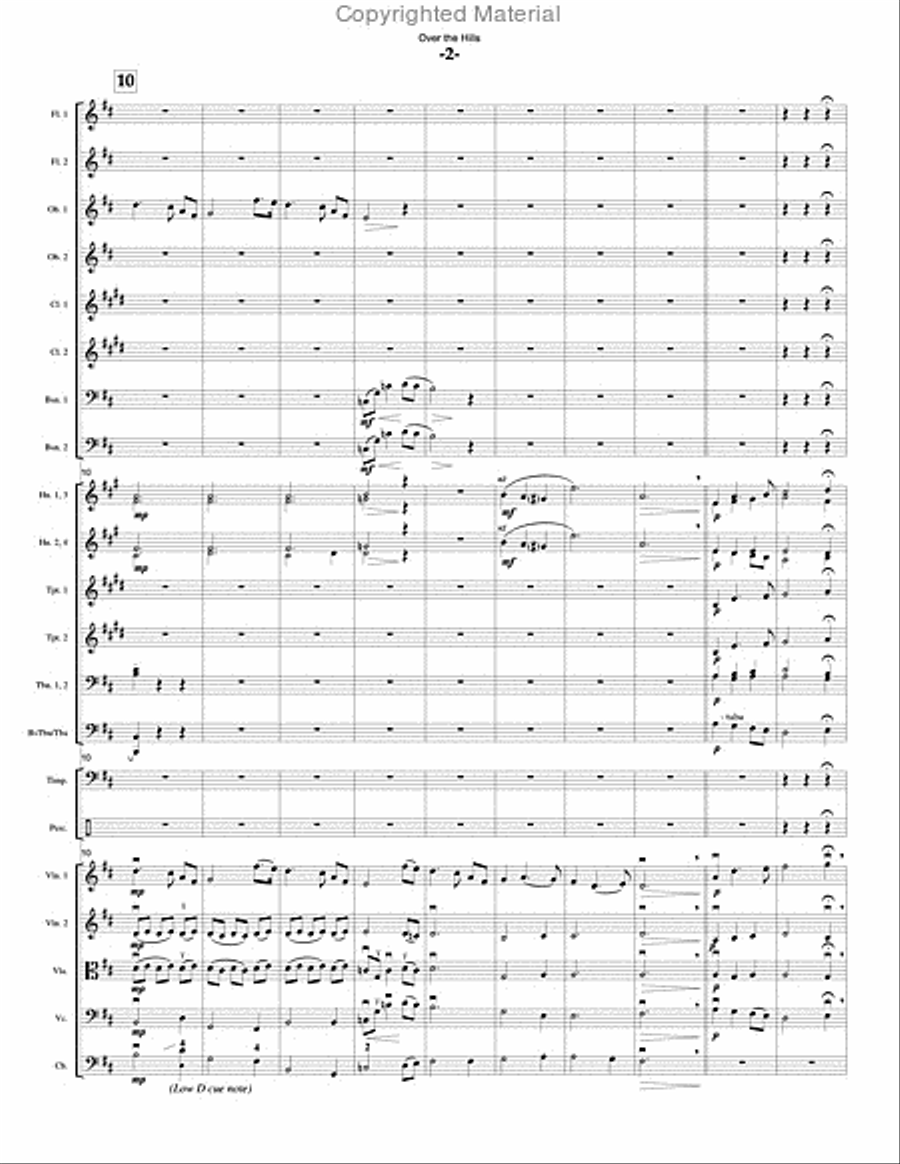 Over the Hills Over the Hills String Orchestra scores gallery preview page 3