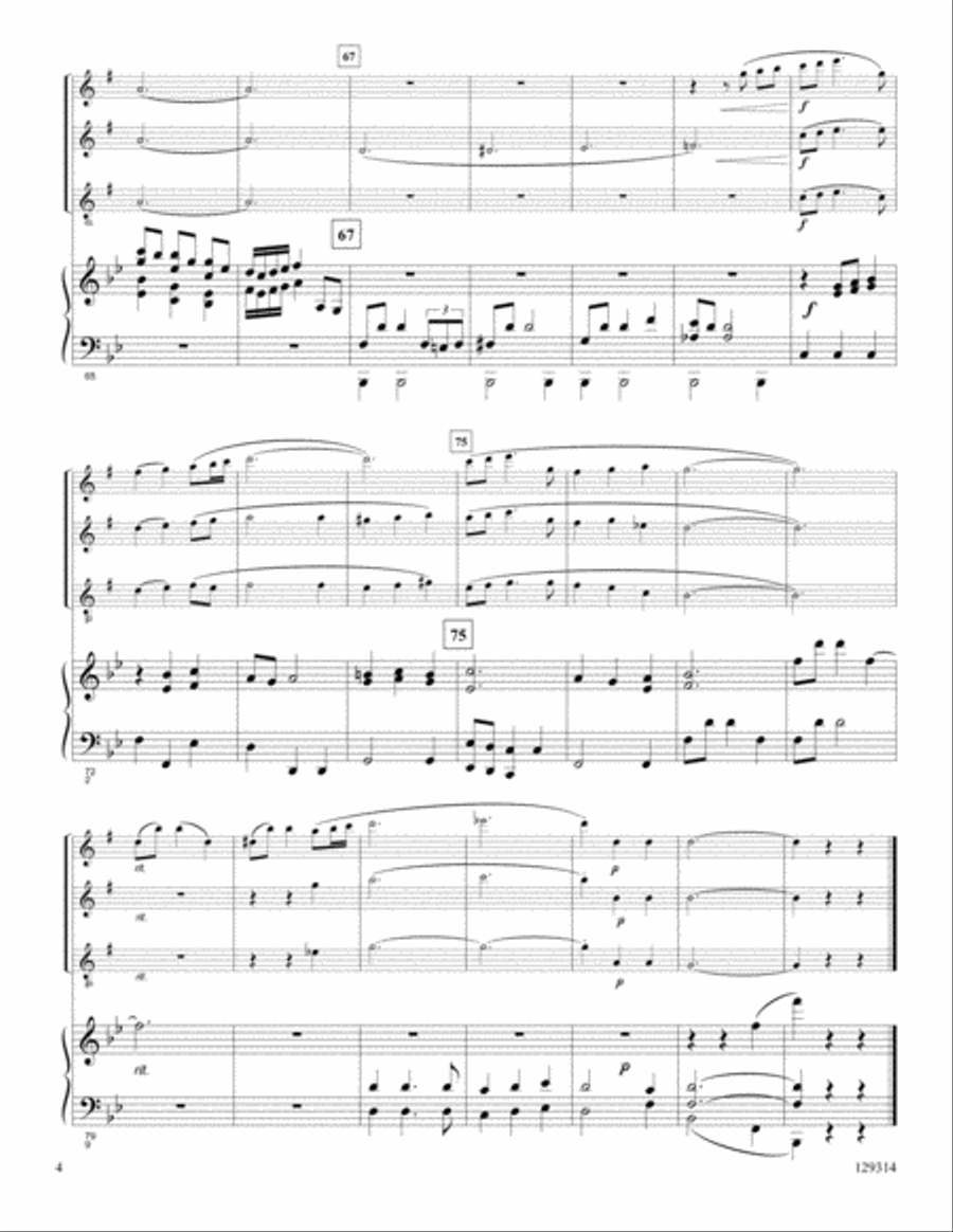 A Servant's Heart Woodwind Trio scores gallery preview page 4