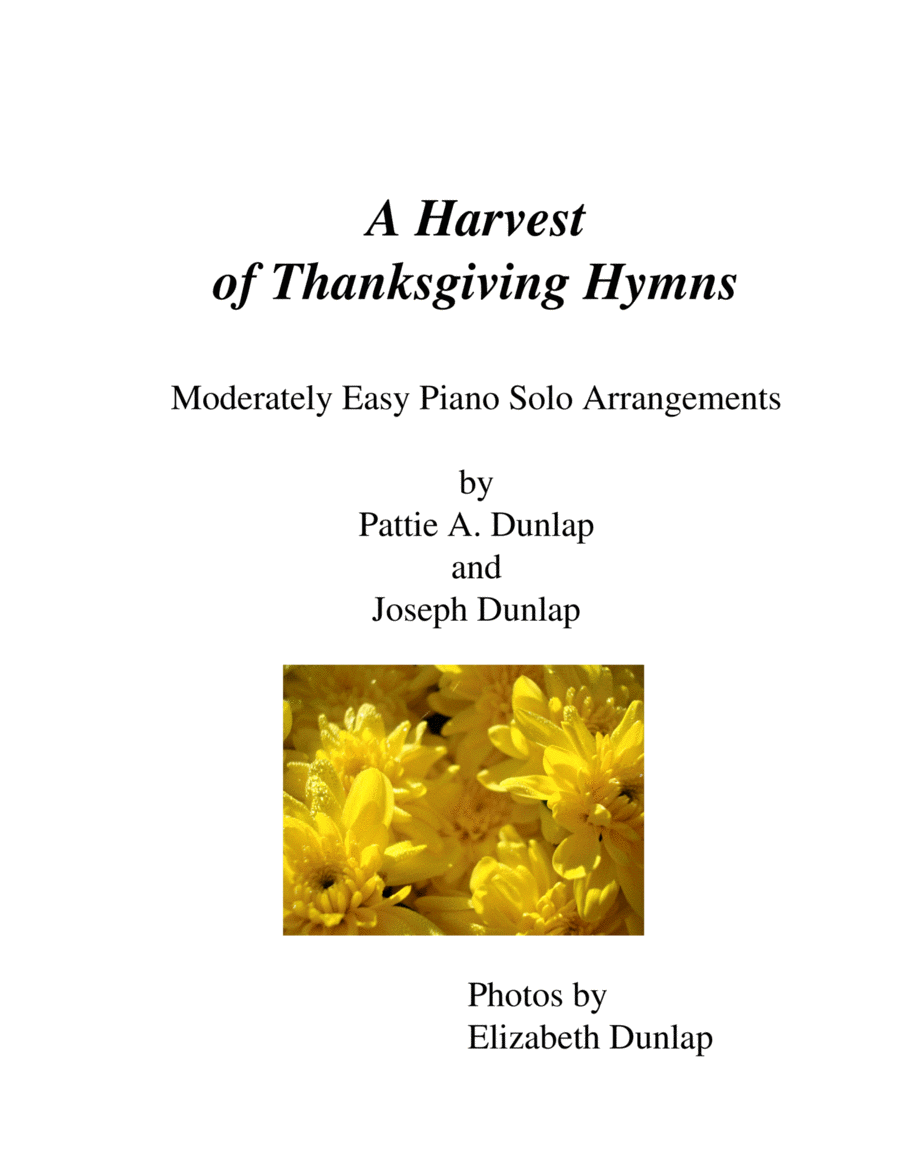 A Harvest of Thanksgiving Hymns image number null