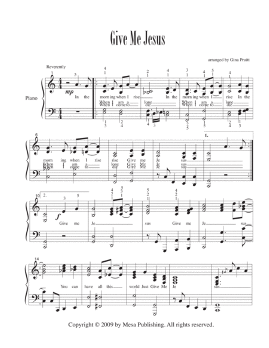Jazz Hymnal II Piano Solo scores gallery preview page 3