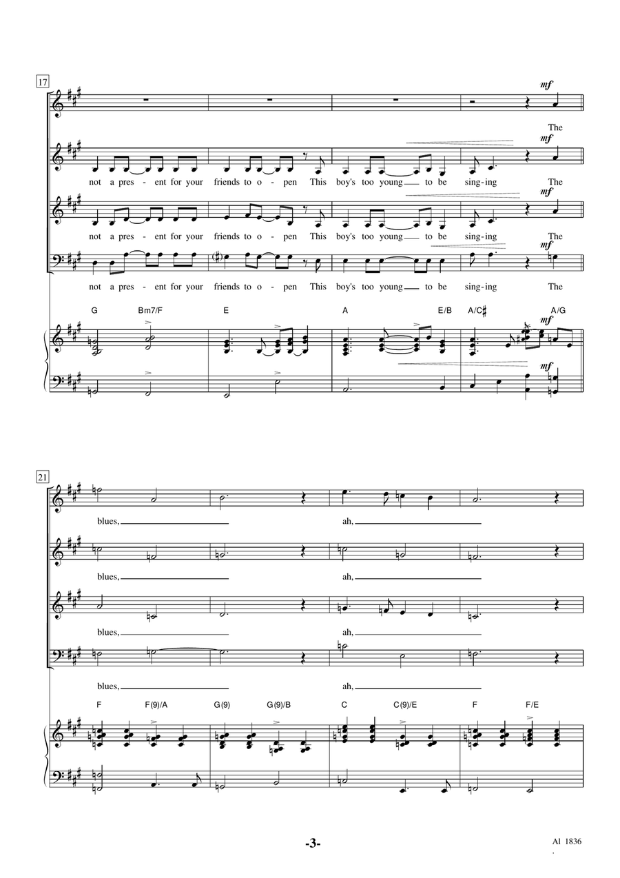 Goodbye Yellow Brick Road 4-Part scores gallery preview page 3