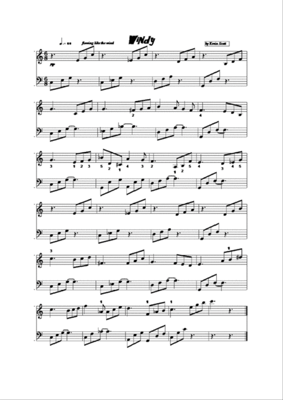 Pineapple Pieces Piano Solo scores gallery preview page 3