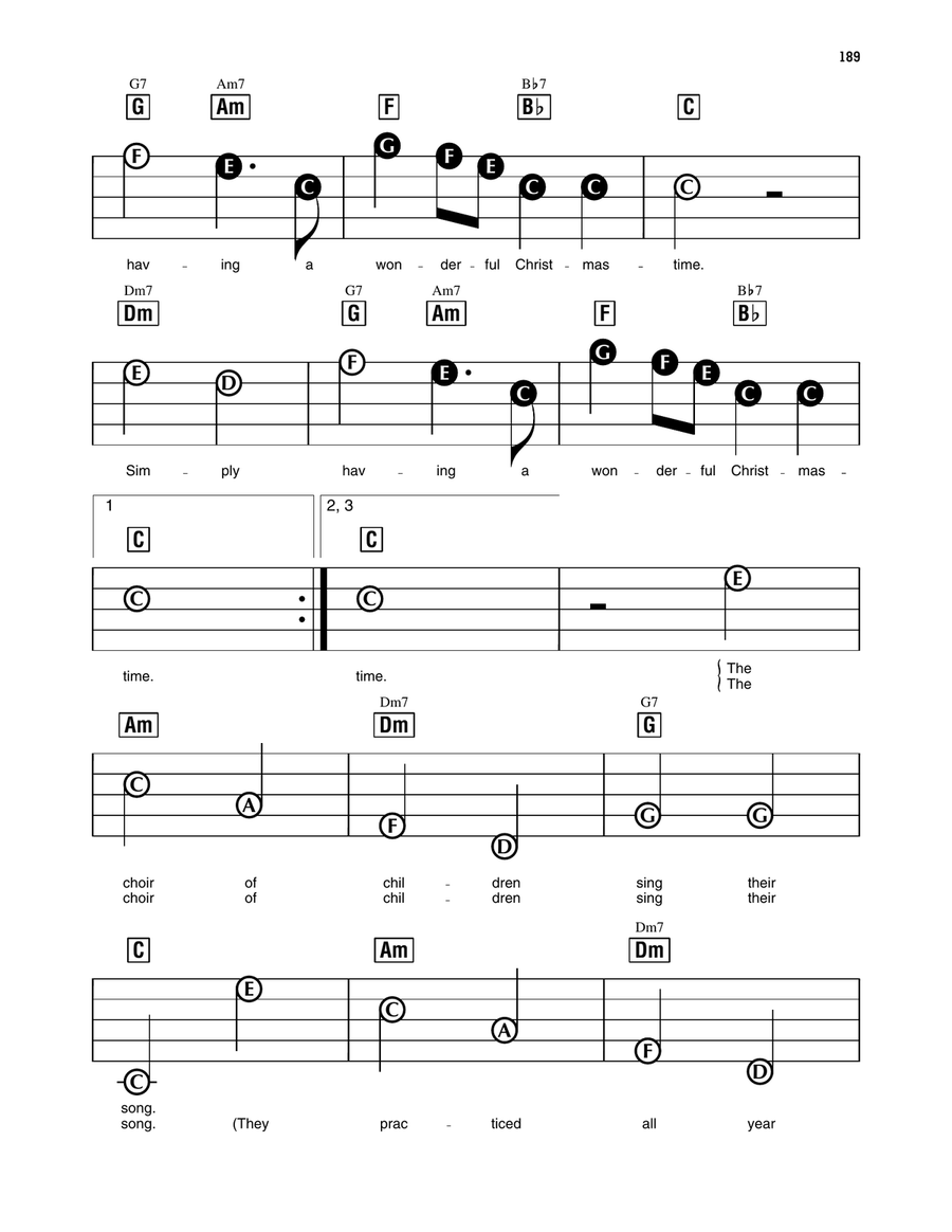 Wonderful Christmastime Wonderful Christmastime Electronic Keyboard scores gallery preview page 2
