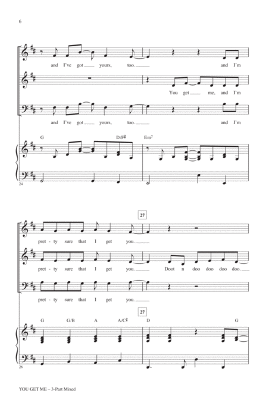 You Get Me 3-Part scores gallery preview page 4