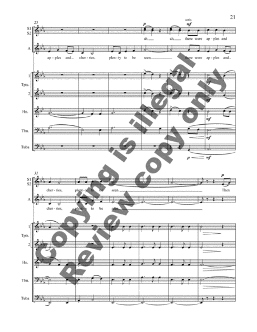 Appalachian Carols (SSAA Full Score)