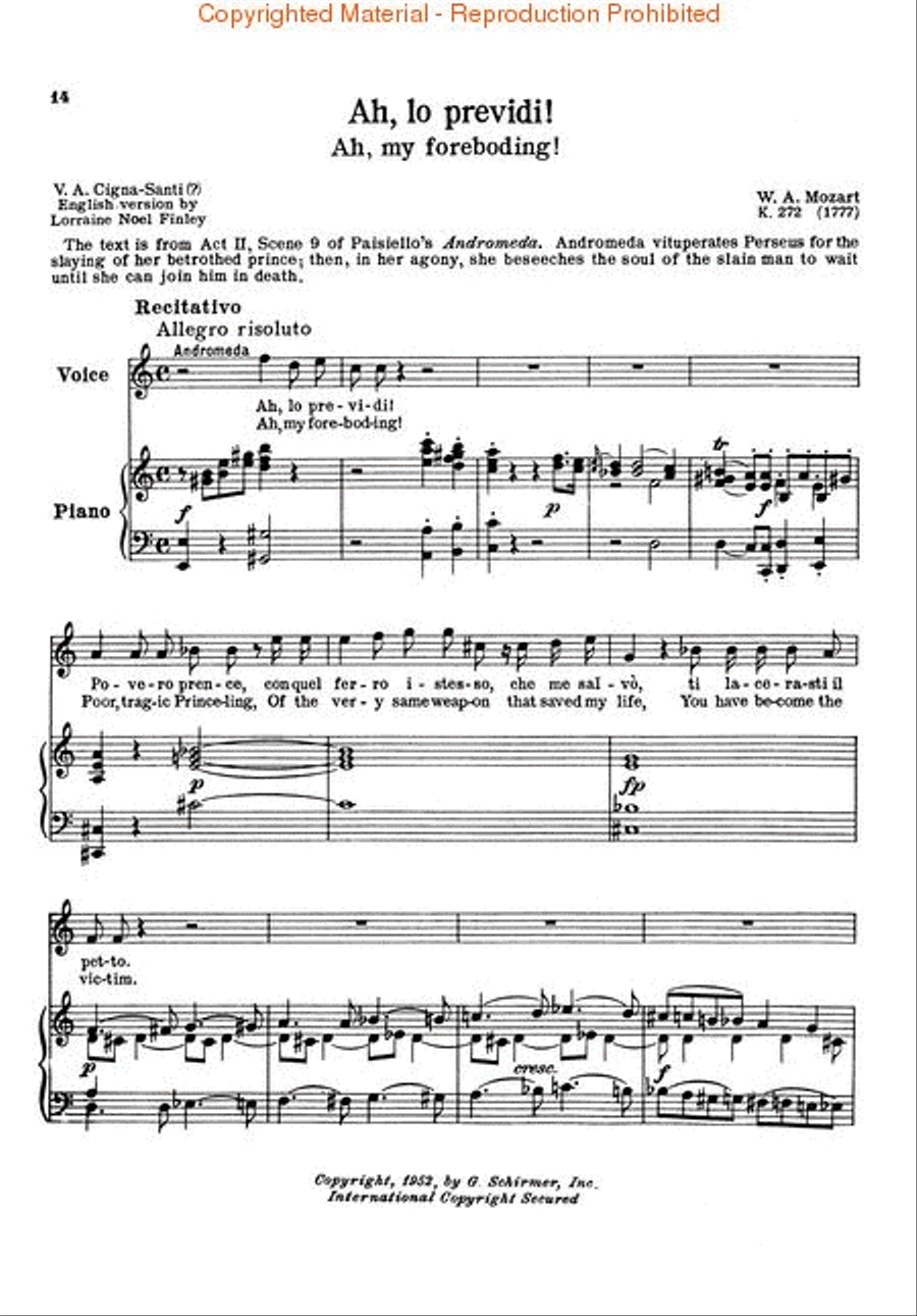21 Concert Arias for Soprano – Volume I Piano, Vocal scores gallery preview page 3