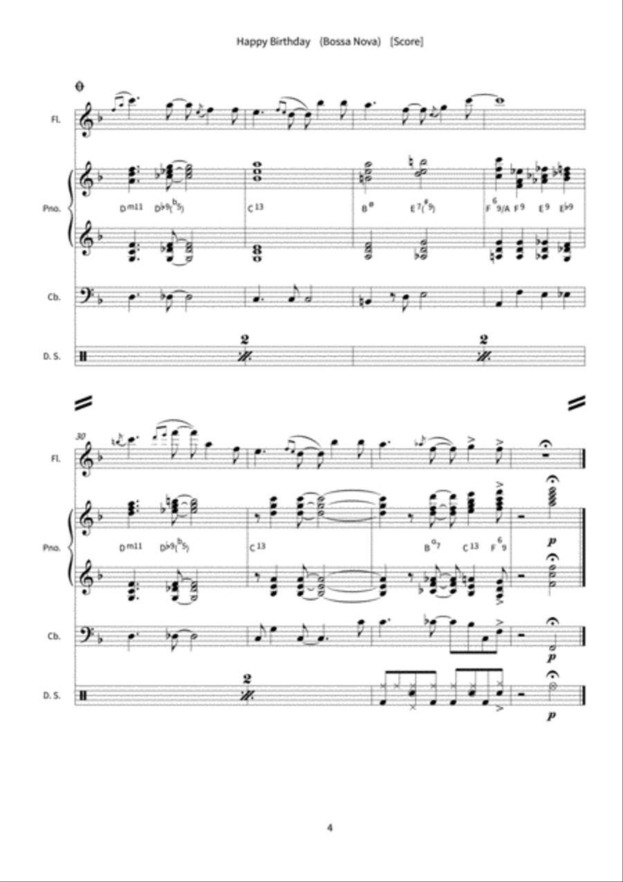 Happy Birthday Orchestra scores gallery preview page 6