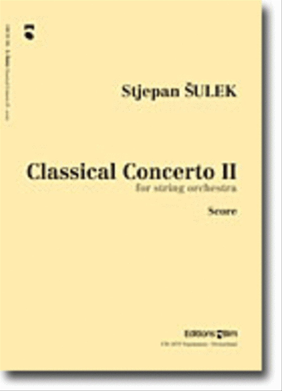 Classical Concerto N° 2 String Orchestra scores gallery preview page 1